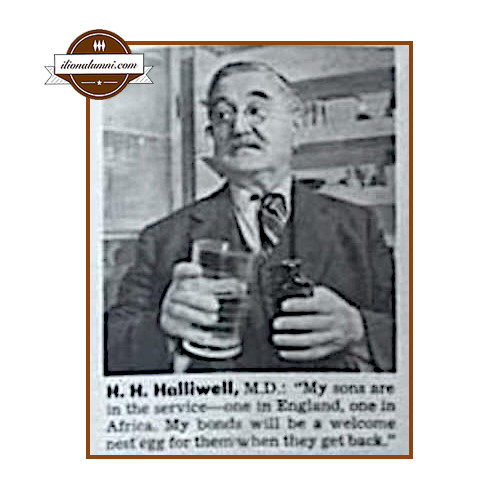 Utica Observer Dispatch IHS Graduate Dr. Harry H. Halliwell 1897