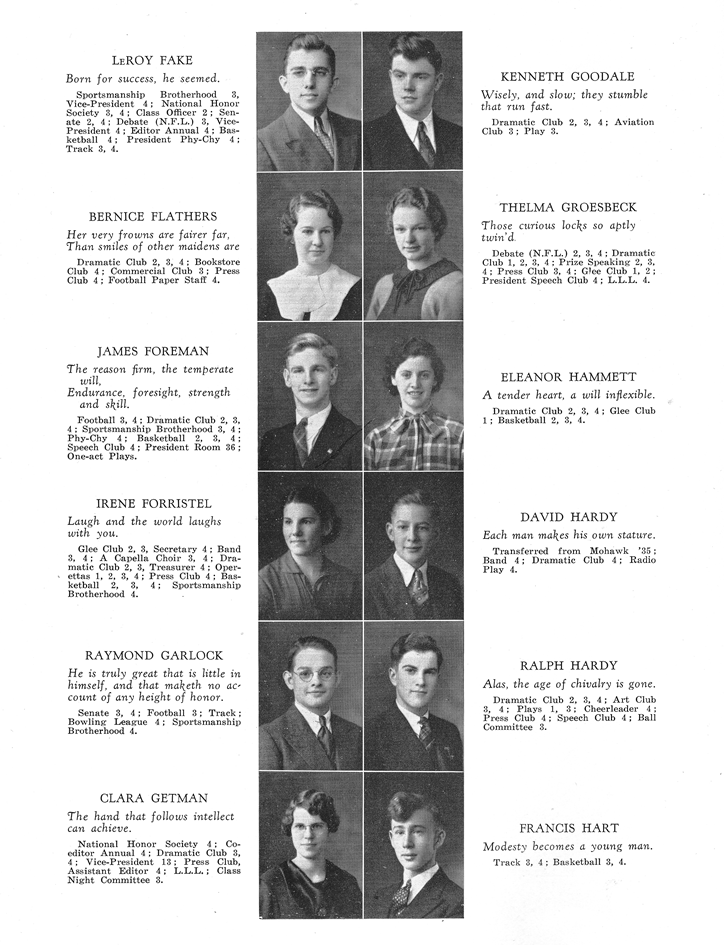 Ilion High School Class of 1936-4