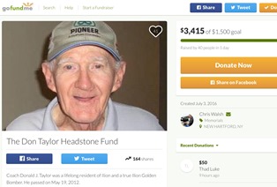 Donald Taylor 1947 - Headstone fund