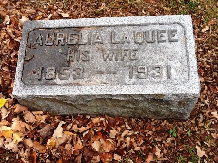 St. Agnes Cemetery - Ilion NY, Ducette  Family Plot - Aurelia (LaQuee) Ducette