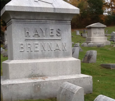 St. Agnes Cemetery - Ilion NY, Brennan and Hayes Family Plot 