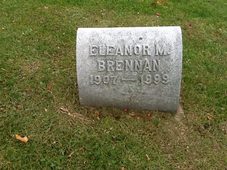 St. Agnes Cemetery - Ilion NY, Brennan and Hayes Family Plot - Eleanor Brennan