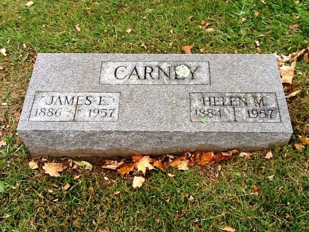 St. Agnes Cemetery - Ilion NY, Patrick J. Carney I Family Plot - James Edward Carney and Helen (Ducette) Carney 