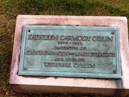 St. Agnes Cemetery - Ilion NY, William Giblin Plot - Kathleen (Carmody) Giblin