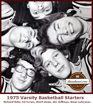 1975 Basketball Team Starters - Ilion High School Ilion NY