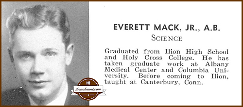 1941 Science Teacher - Everett Vincent Mack