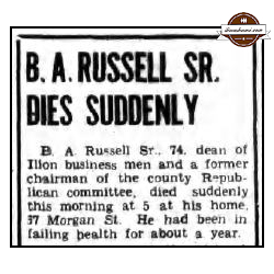 Benjamin A Russell Sr Pharmacist