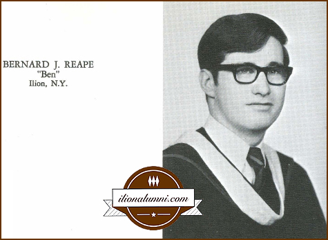 Benjamin Reape Albany College of Pharmacy Graduation 1969