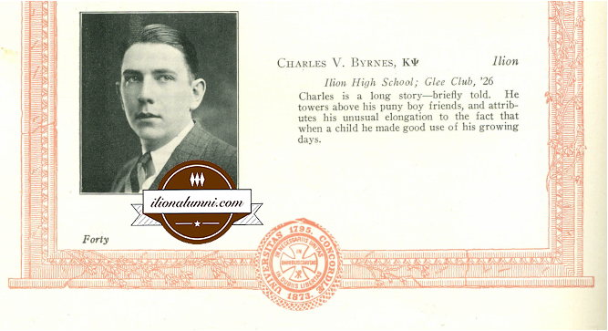 Charles Byrnes Albany College of Pharmacy Graduation 1925