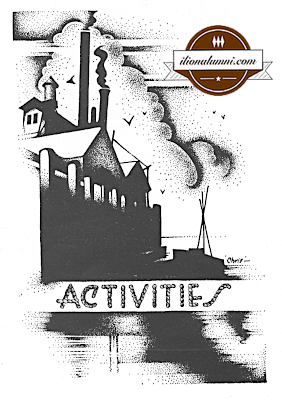 1934 Yearbook Art Editor - Christopher Lawless Athletics Sketch
