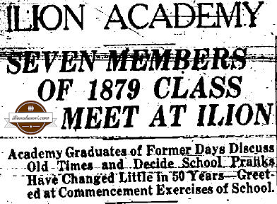 Utica Observer IHS Academy 1879