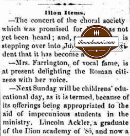 Little Falls Evening Times IHS Academy 1886