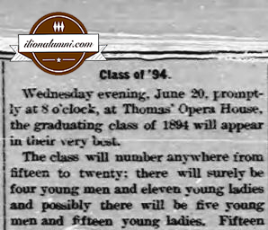 Ilion Citizen IHS Graduates 1894