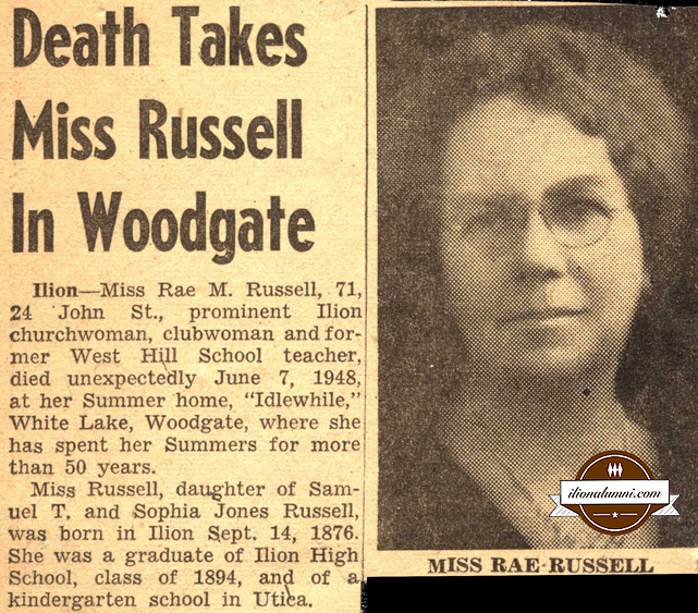 Woodgate library - IHS Graduates 1894 Rae Russell