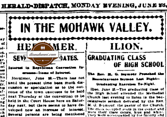 
Utica Herald Dispatch IHS Graduates 1902
