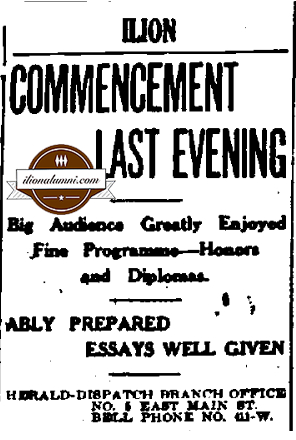 Utica Herald Dispatch IHS Graduates 1913