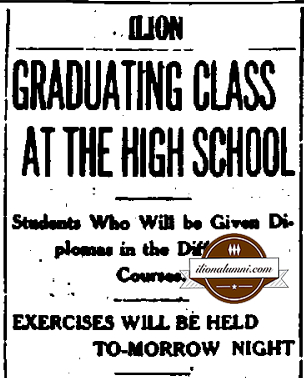 Utica-Herald Dispatch IHS Graduates 1915