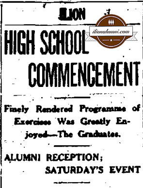 Utica Herald Dispatch IHS Graduates 1915