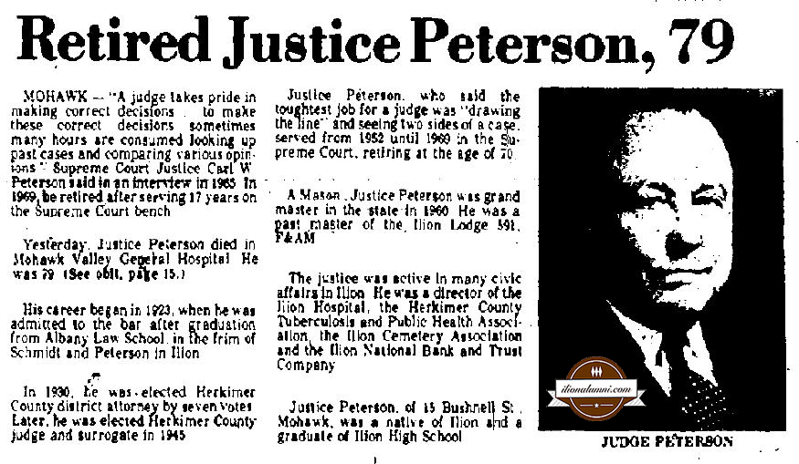 Utica Observer Dispatch Carl Peterson 191