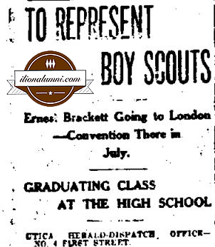 The Utica NY Observer IHS Commencement 1920