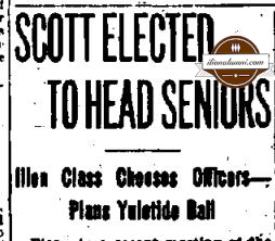 Utica Daily Press 1933 IHS Chooses Officers