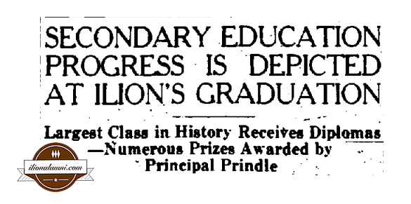 Utica Daily Press - Ilion Secondary Education Progress Is Depicted at Ilion's Graduation - Class 1935