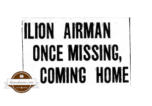 Herkimer Evening Telegram - Ilion Airman Once Missing, Coming Home - 1936