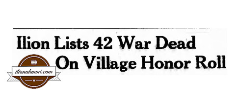 Herkimer Evening Telegram - Unique Features Mark 1945 School Commencement Program - Ilion High's Class of 1945