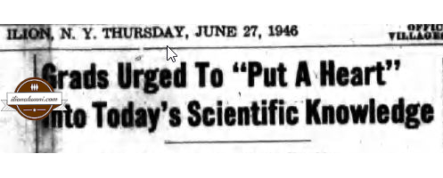 The Ilion Sentinel - 1946 Graduation