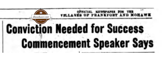 Ilion Sentinel - 1947 Ilion Commencement