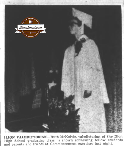 The Herkimer Evening Telegram IHS Graduation 1954