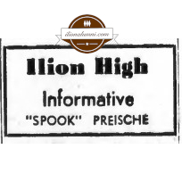 Herkimer Evening Telegram - Ilion High Informative - By Spook Preischs - June 1, 1963 - 1963