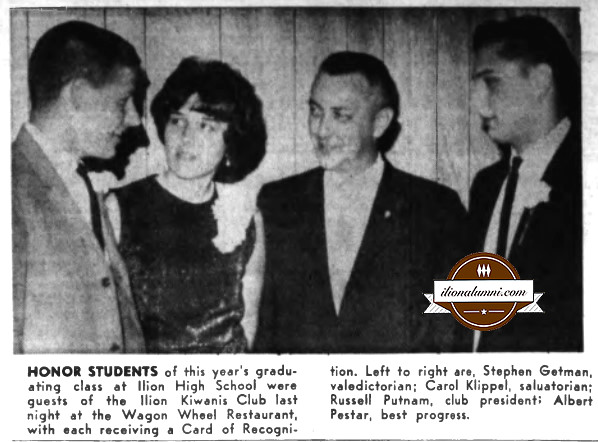 Herkimer Evening Telegram - IHonor Students - 1964
