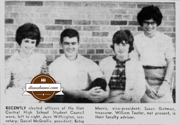 Herkimer Evening Telegram - Ilion Central High School Student Council - 1965