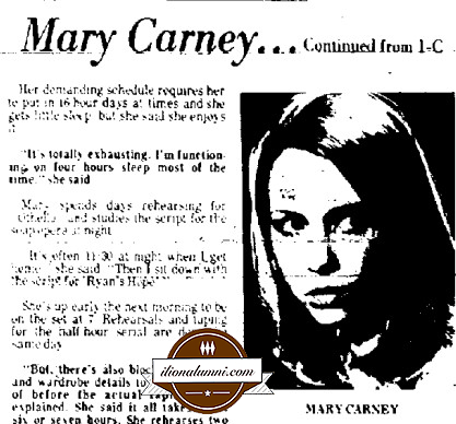 Utica Daily Obserber - Mary Carney - 1967 - 1967