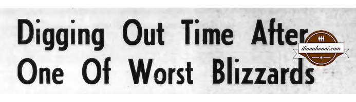 Herkimer Evening Telegram - Digging Out Time After One Of Worst Blizzards - 1971