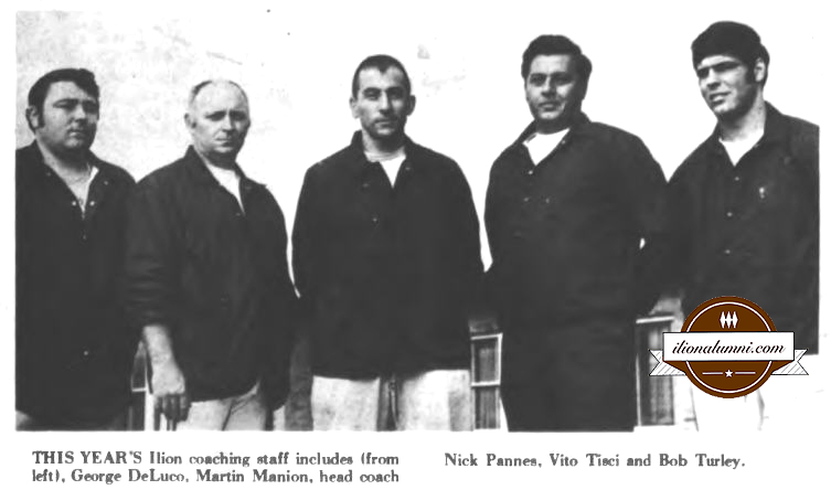 1972 The Herkimer Evening Telegram - Ilion 1971 Football coaching staff - 1972