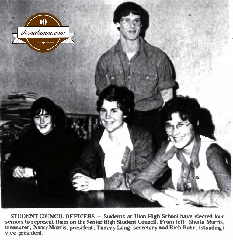 Ilion Student Council Officers 1973