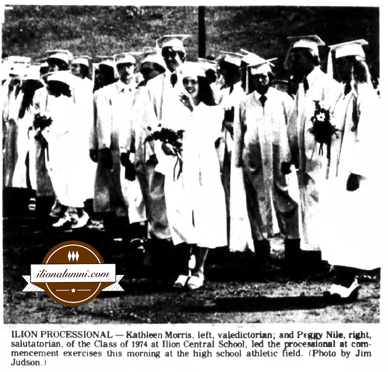 Herkimer Evening Telegram = IHS Graduation Processional - 1974