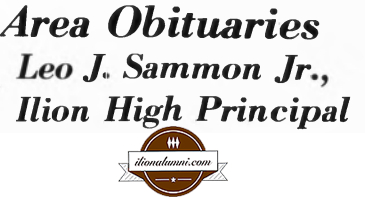 Herkimer Evening Telegram - Leo J. Sammon Jr. Ilion High Principal - IHS Class of 1975