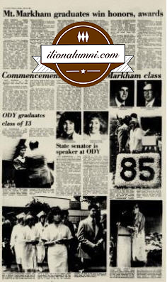 Herkimer Evening Telegram 1985 IHS Graduation - Photo Captions