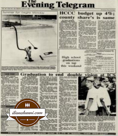 Herkimer Evening Telegram 1991 IHS Graduation - Photo Captions