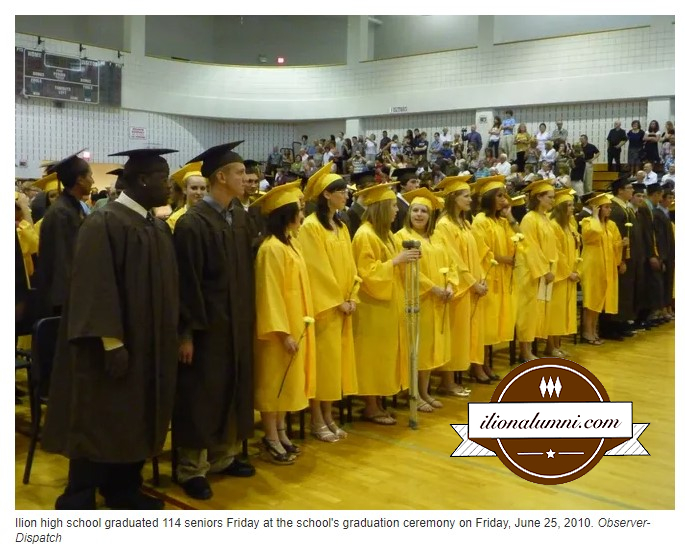 Utica Observer Dispatch - Ilion presents Block I Awards - 2010