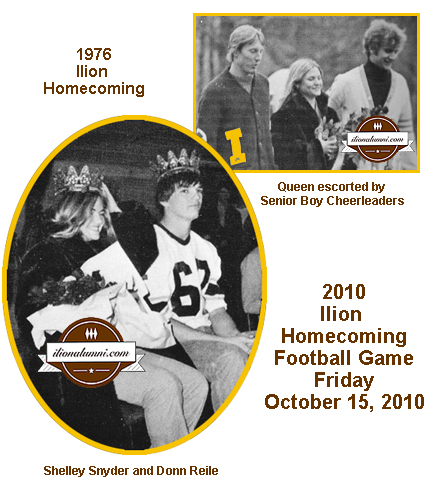 Homecoming King Donn Reile and Queen Shelley Snyder Class of 1977
