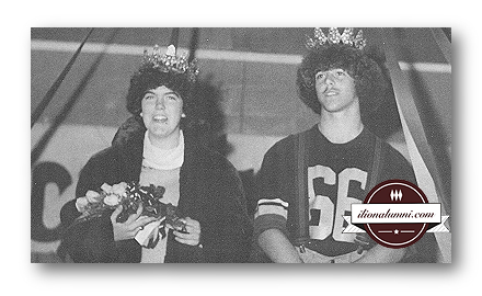 Homecoming King Roger Salvaigni and Queen - Maureen (Morris) Arciero  Class of 1980