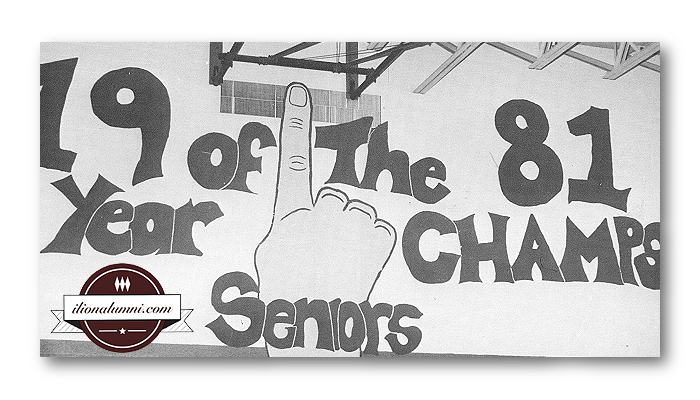 Homecoming Pep Rally Sign Winner - Class of 1981