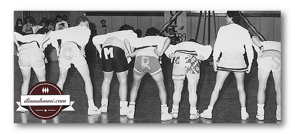 Class of 1990 Homecoming Boy Cheerleaders