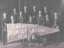 Ilion 1931 Bat Boy for 1921 Sunset League Champions