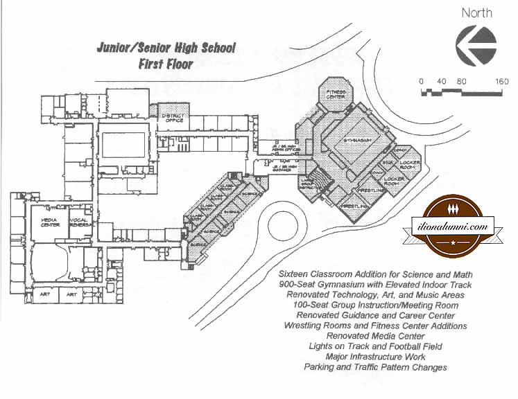 1999 Ilion High School Addition Floor Plan