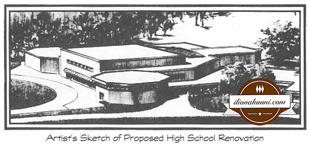 Artist Rendering of 1999 Ilion High School Addition